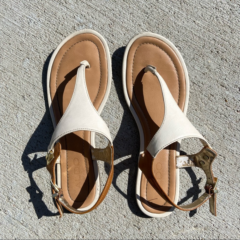 ALDO White Thong Sandals